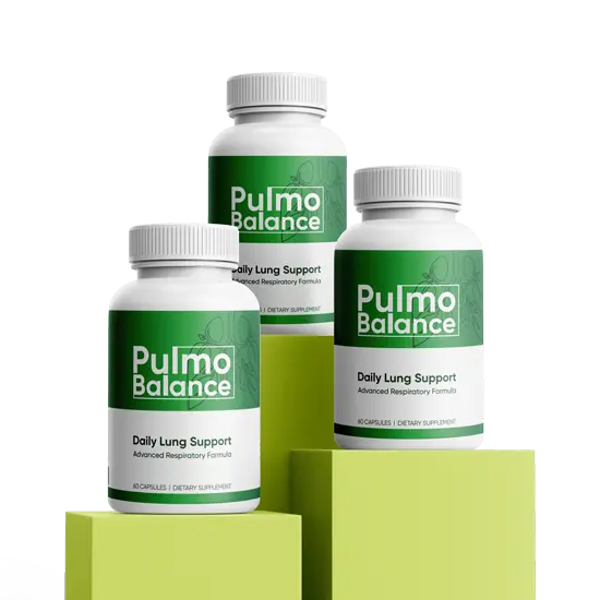 Pulmo Balance supplement bottle official website